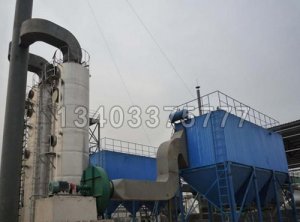 河南韩经理铸造厂冲天炉除尘器已经安装调试完毕